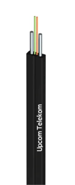 FTTH Drop Cable Indoor Metallic Armored flat LSZH cable with metallic strength members
