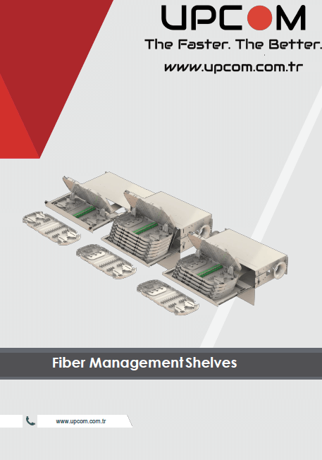 Fiber Optic Management Shelves product catalogue illustration