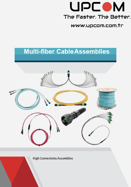MPO / MTP Multi-Fiber Assemblies product catalogue illustration