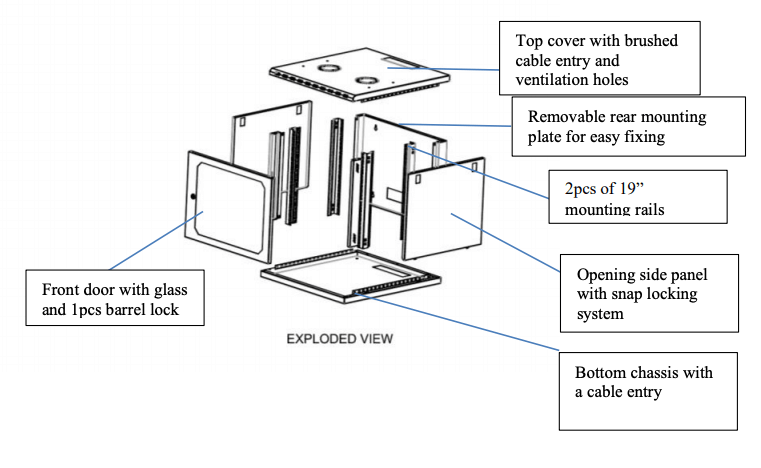 exploded view drawing