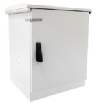 Outdoor cabinet side view from Guard Box series