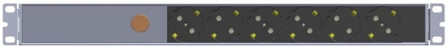 6-Way Schuko Metered PDU