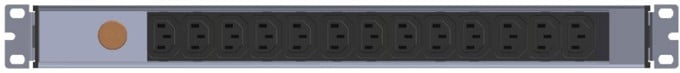 12-Way IEC C13 Metered PDU