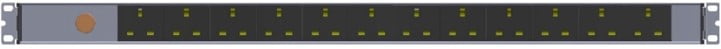 12-Way UK Metered PDU