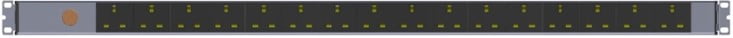 16-Way UK Metered PDU