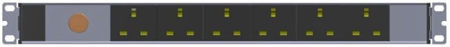 6-Way UK Metered PDU