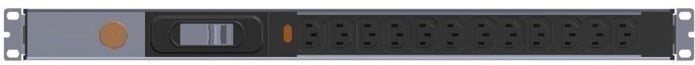 12-Outlet C13 Protected PDU – Ammeter, Surge & Breaker