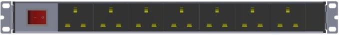7-Way UK PDU – ON/OFF