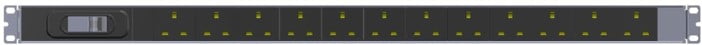 12-Way UK Vertical PDU – Circuit Breaker