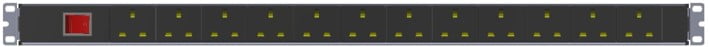 12-Way UK Vertical PDU – ON/OFF