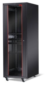 36U rack cabinet for telecom and IT rooms