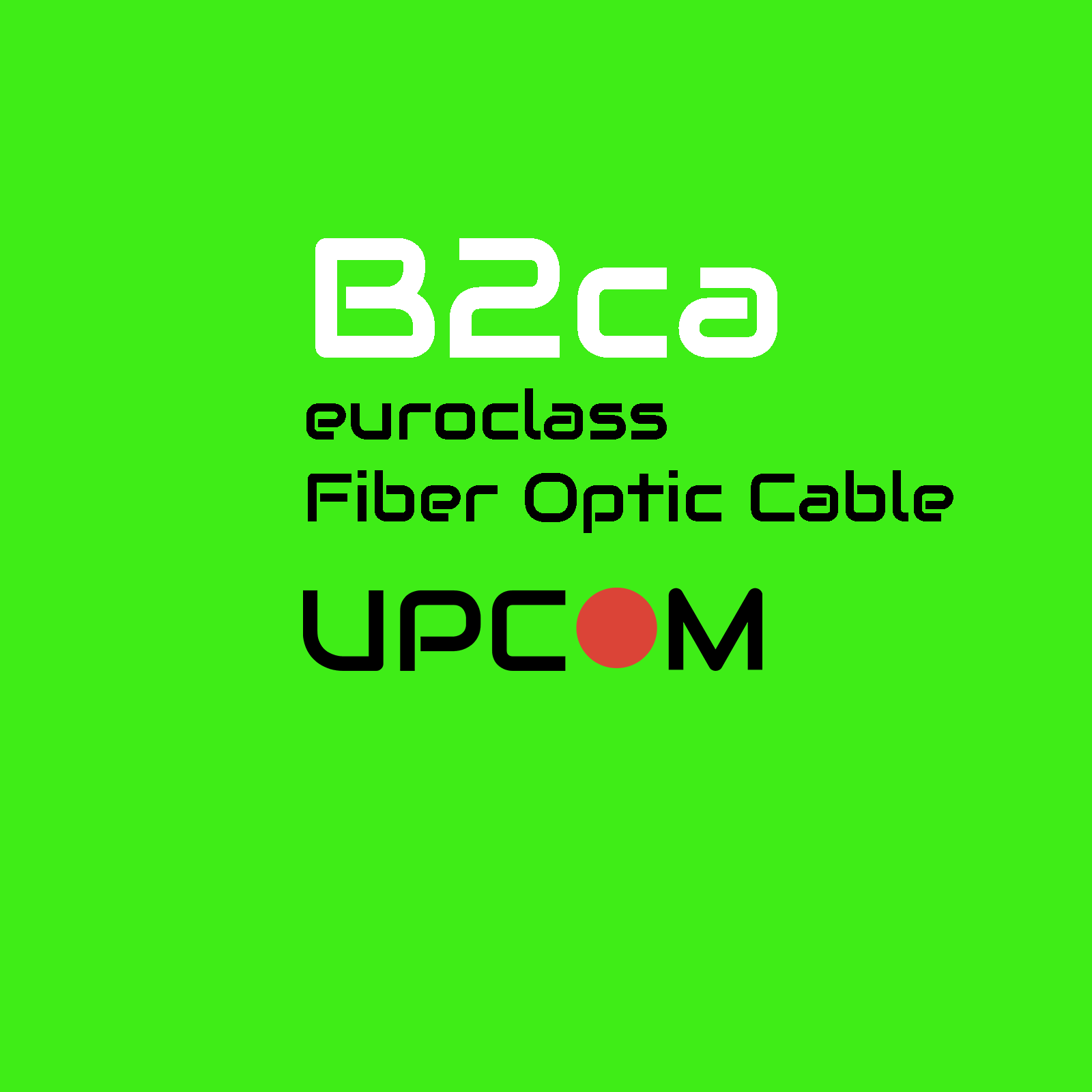 Fire performance certificate visual for fiber optic cable installation
