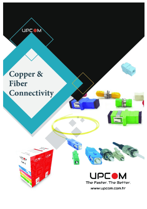 Fiber and copper connectivity PDF catalogue cover