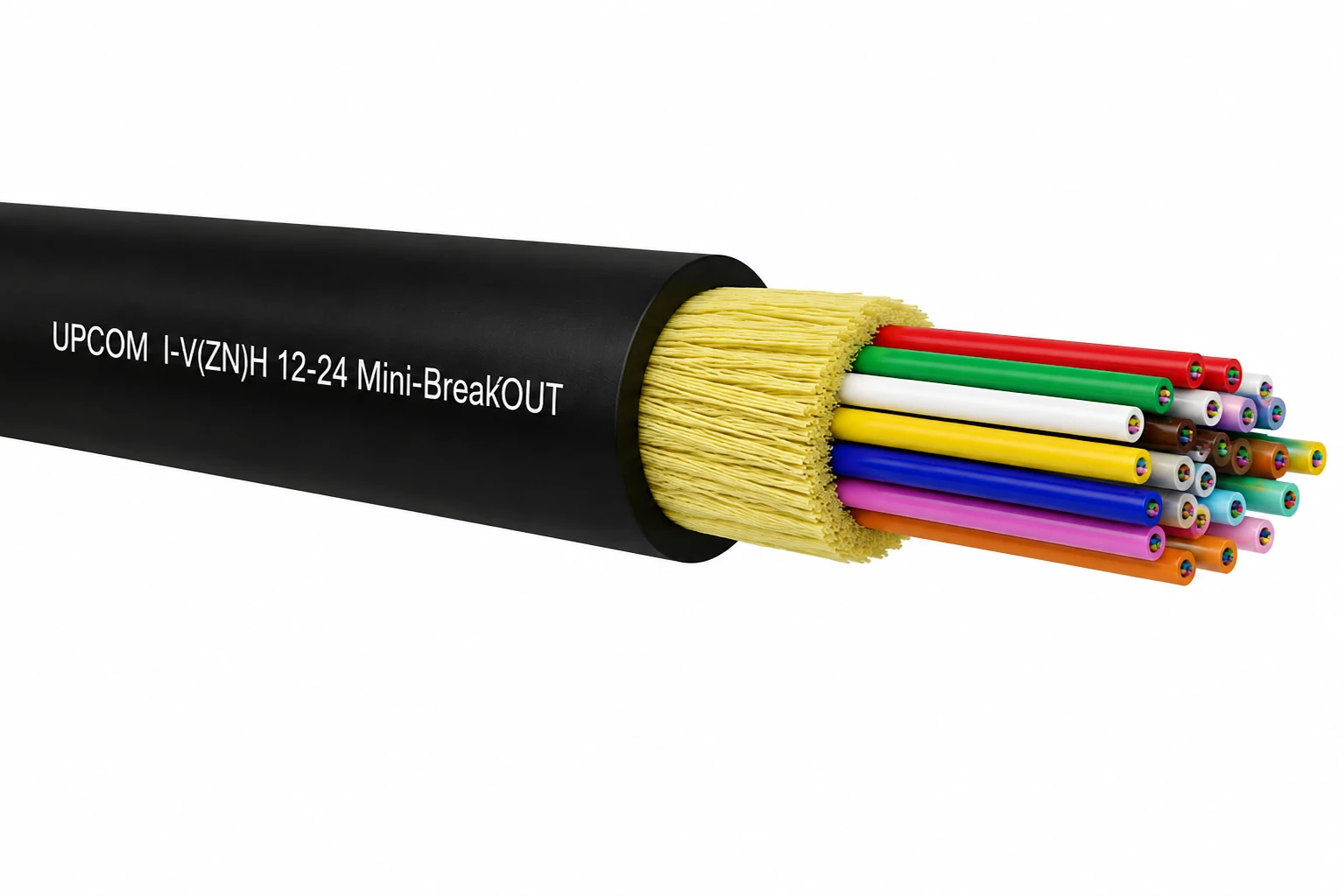 Mini-breakout fiber optic cable