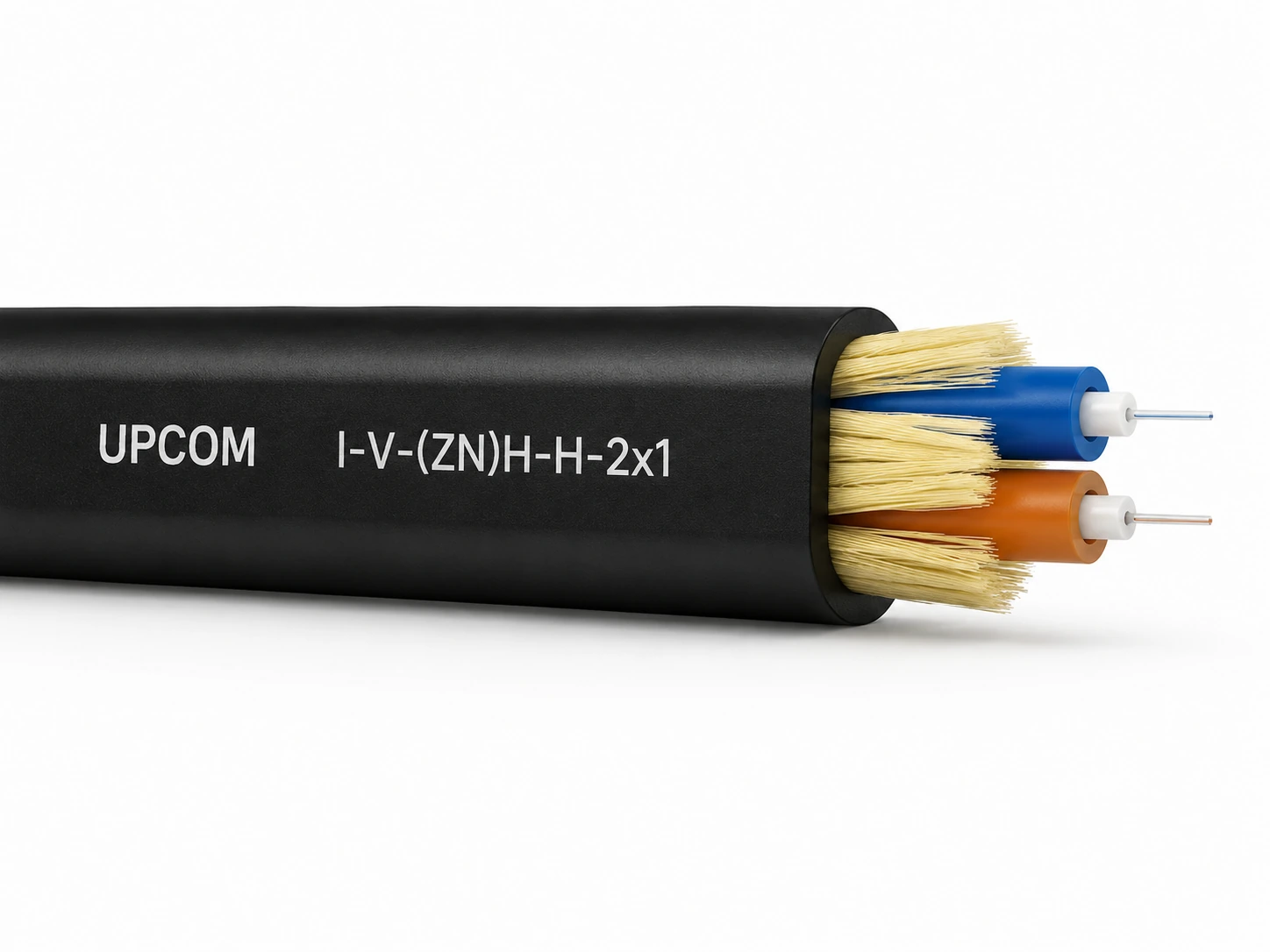 Tight buffer flat duplex cable