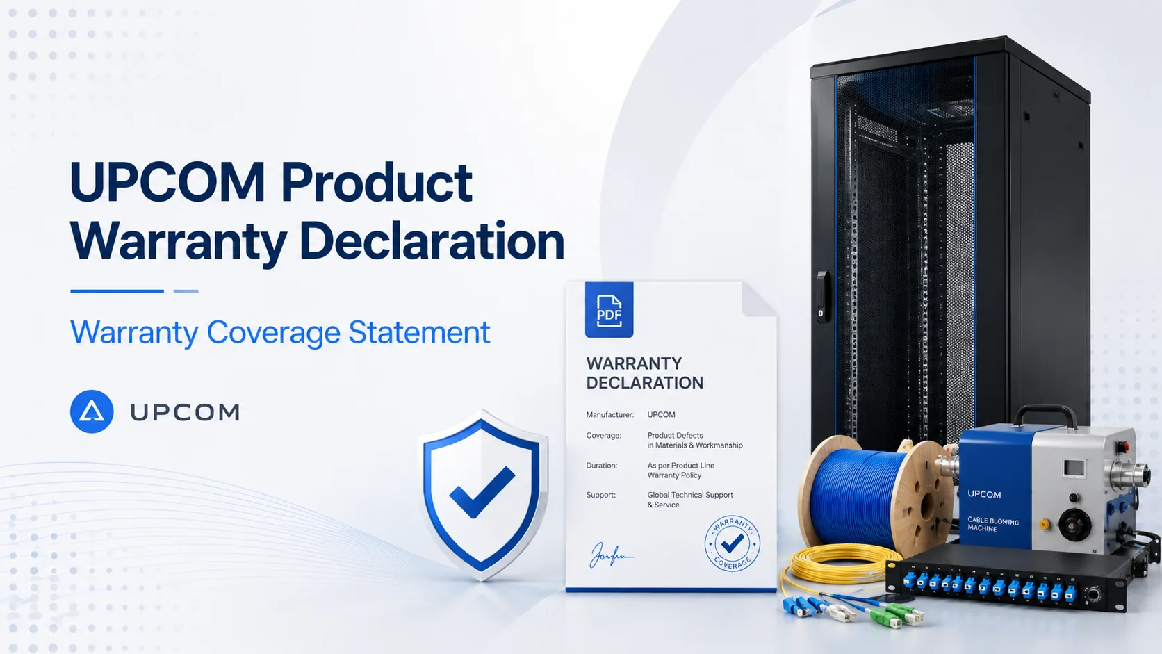 UPCOM warranty declaration document