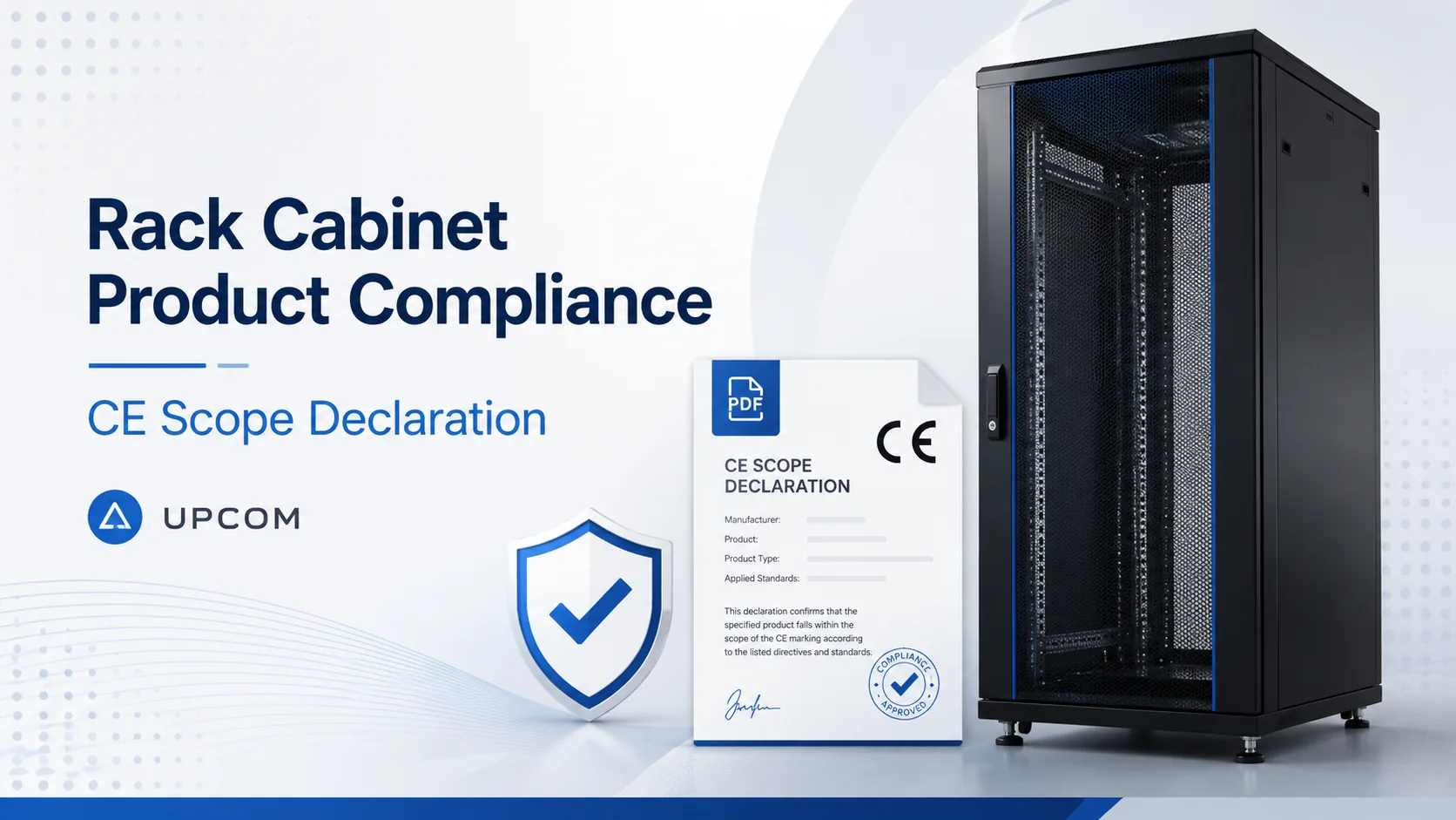 CE certificate for rack cabinets and PDUs